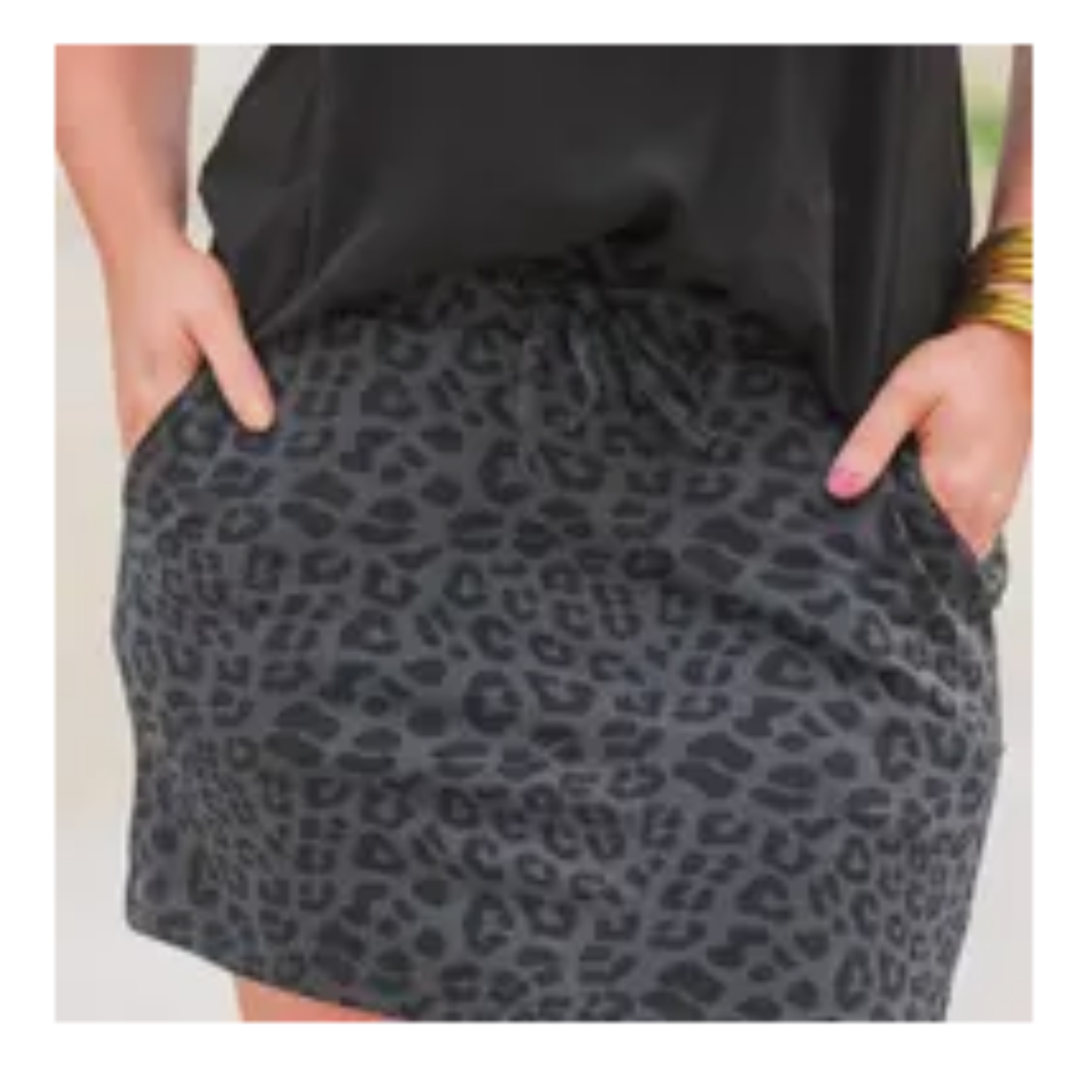 Leopard Skort