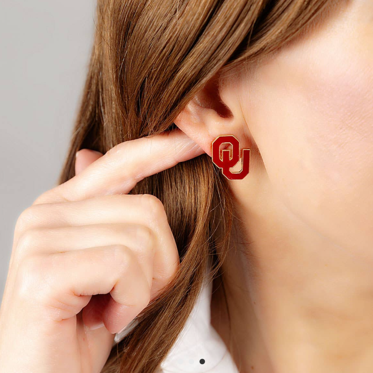 Oklahoma Sooners Stud Earrings